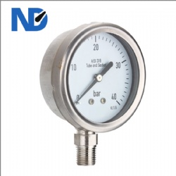 All Stainless steel pressure gauge